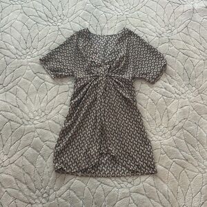 Elegant Patterned Mini Dress